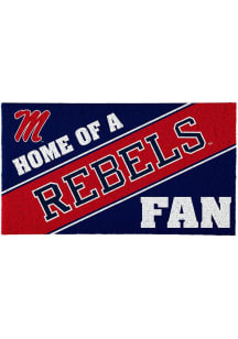 Ole Miss Rebels Home of a Fan Door Mat