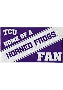 TCU Horned Frogs Home of a Fan Door Mat