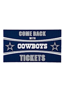 Dallas Cowboys Come Back With Tickets Door Mat