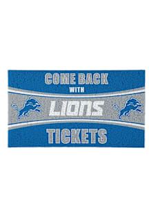 Detroit Lions Come Back With Tickets Door Mat
