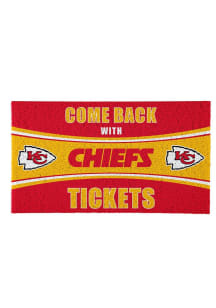 Kansas City Chiefs Come Back With Tickets Door Mat