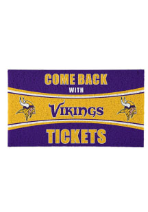 Minnesota Vikings Come Back With Tickets Door Mat