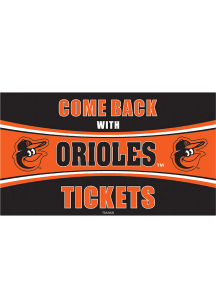 Baltimore Orioles Come Back With Tickets Door Mat