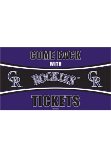 Colorado Rockies Come Back With Tickets Door Mat