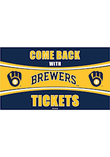 Milwaukee Brewers Come Back With Tickets Door Mat