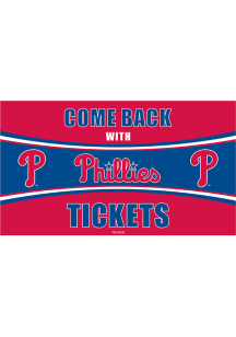 Philadelphia Phillies Come Back With Tickets Door Mat