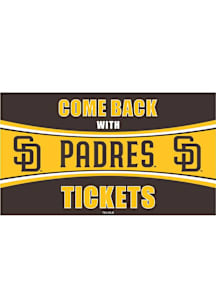 San Diego Padres Come Back With Tickets Door Mat