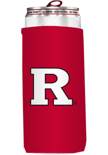 Red Rutgers Scarlet Knights 12oz Slim Team Color Basic Logo Coolie