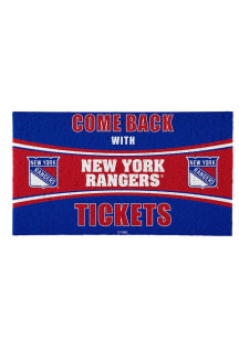 New York Rangers Come Back With Tickets Door Mat