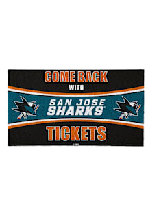 San Jose Sharks Come Back With Tickets Door Mat