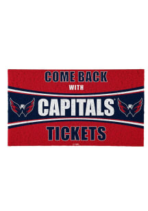 Washington Capitals Come Back With Tickets Door Mat