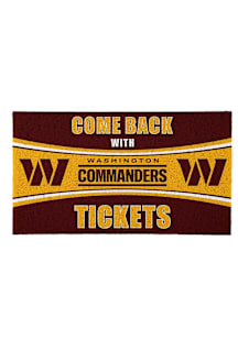 Washington Commanders Come Back With Tickets Door Mat