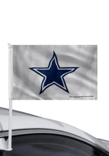 Dallas Cowboys 11x14 Star Car Flag - White