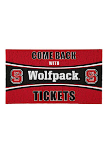 NC State Wolfpack Come Back With Tickets Door Mat