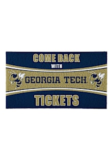 GA Tech Yellow Jackets Come Back With Tickets Door Mat