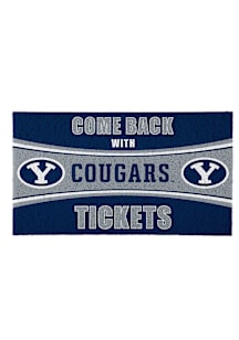 BYU Cougars Come Back With Tickets Door Mat