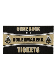 Black Purdue Boilermakers Come Back With Tickets Door Mat