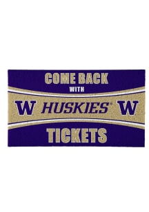 Purple Washington Huskies Come Back With Tickets Door Mat