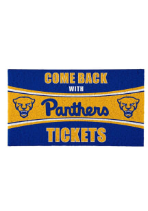 Yellow Pitt Panthers Come Back With Tickets Door Mat
