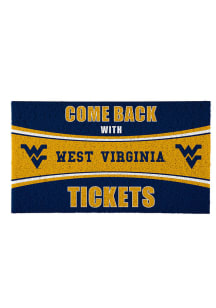 West Virginia Mountaineers Come Back With Tickets Door Mat