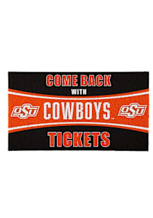 Oklahoma State Cowboys Come Back With Tickets Door Mat