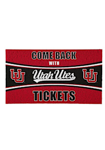 Utah Utes Come Back With Tickets Door Mat