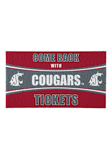 Washington State Cougars Come Back With Tickets Door Mat