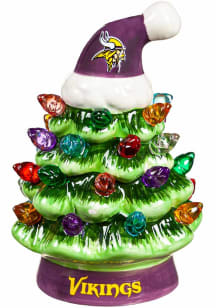 Minnesota Vikings 4&quot;  Christmas Tree Tabletop Ornament - Purple