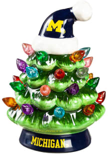 Yellow Michigan Wolverines Light Up Tree Ornament Ornament