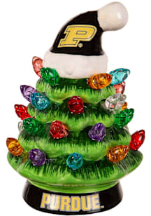 Gold Purdue Boilermakers Light Up Tree Ornament Ornament