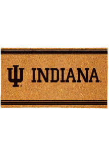 Red Indiana Hoosiers Logo Door Mat