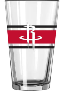 Houston Rockets 16oz Stripe Pint Glass - Red