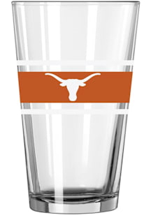Texas Longhorns 16oz Stripe Pint Glass - Burnt Orange