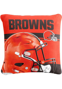 Cleveland Browns 18&quot;x18&quot; Puff Throw Pillow - Orange