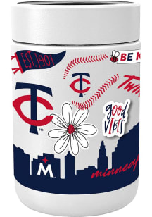 Logo Brands Minnesota Twins Native Stainless Steel Coolie