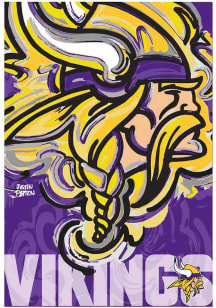 Minnesota Vikings Justin Patten Garden Flag
