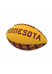 Red Minnesota Golden Gophers Repeating Logo Mini Football