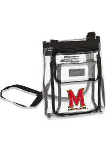 Clear Crossbody Maryland Terrapins Clear Bag - Red