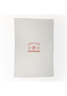 Terrapins Red Logo Brands Oatmeal Sweatshirt Sweatshirt Blanket