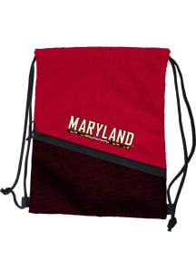 Maryland Terrapins Logo Brands Tilt String Bag - Red