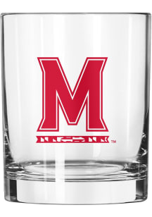 Red Maryland Terrapins 14 Oz Gameday Rock Glass