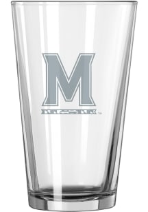 Red Maryland Terrapins 16 Oz Etch Pint Glass