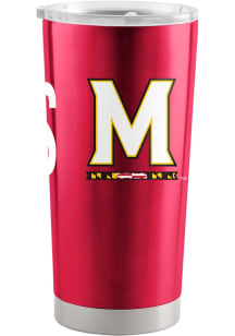 Red Maryland Terrapins 20 Oz Overtime Stainless Steel Tumbler