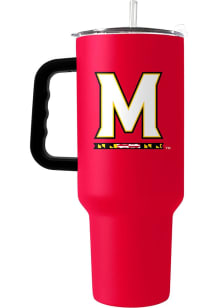 Red Maryland Terrapins 40 Oz Flipside Stainless Steel Tumbler