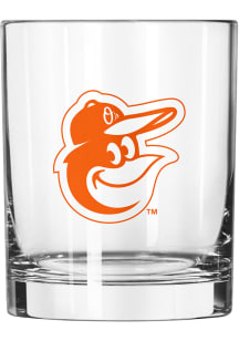 Baltimore Orioles 14Oz Gameday Rock Glass - Black