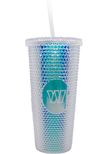 Washington Commanders 24 Oz Iridescent Studded Tumbler - Burgundy