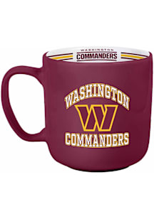 Washington Commanders 15 Oz Stripe Ceramic Mug - Burgundy