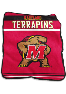 Red Maryland Terrapins Gameday Raschel Raschel Throw Blanket