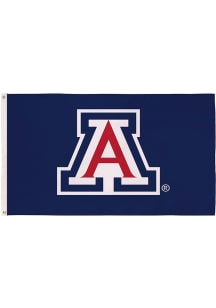 Arizona Wildcats 3x5 Team Logo Cardinal Silk Screen Grommet Flag - Cardinal