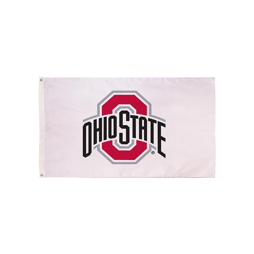 Ohio State Buckeyes Officially Licensed 6x10 Foot Large Flag - Woven Polyester, Double-Sided Print